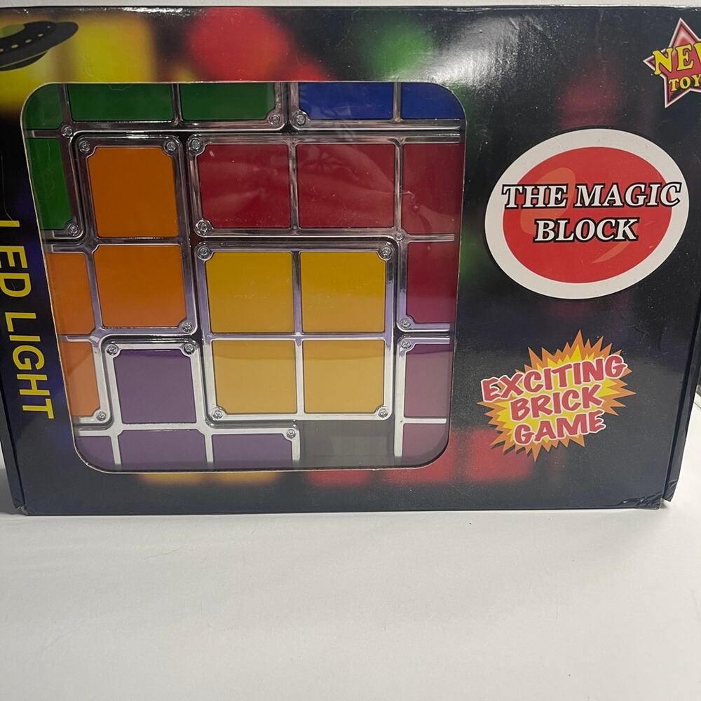 The Magic Block Light-Up Puzzle Game Brain Teaser Toy